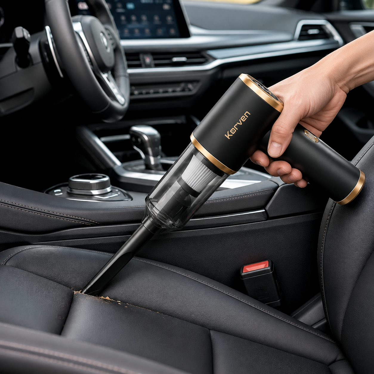 Korven® 3-in-1 Cordless Handheld Vacuum – Black Edition