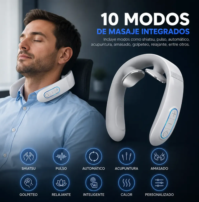 Korven™ Pro - Masaje, Pulsos Eléctricos y Calor Terapéutico